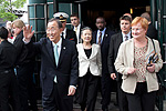 Besök av FN:s generalsekreterare 15.-18.7.2011. Copyright © Republikens presidents kansli